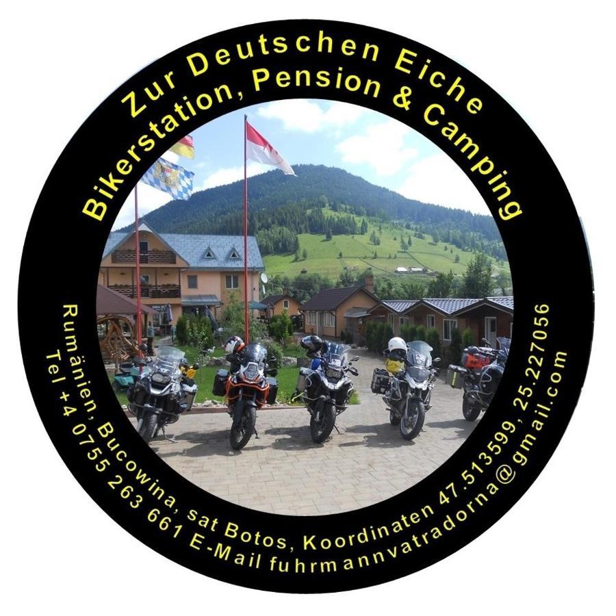 Pension, Camping & Biker Station Zur Deutschen Eiche Ciocanesti Экстерьер фото